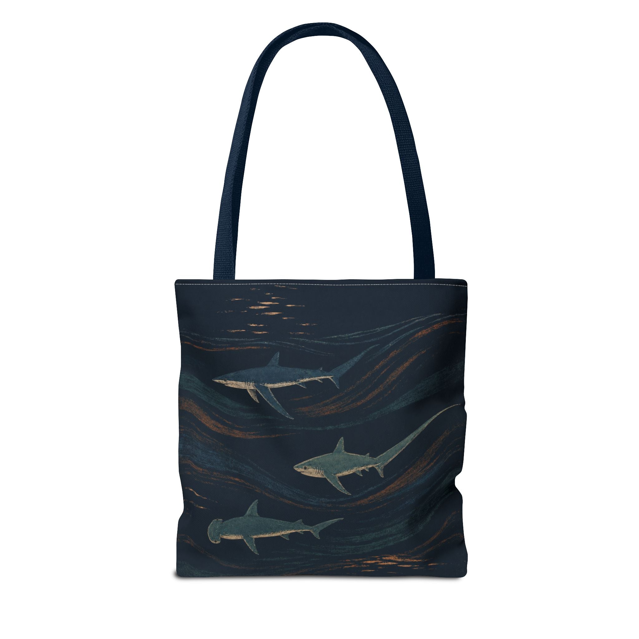 Night School All-Over-Print Shark Tote Bag