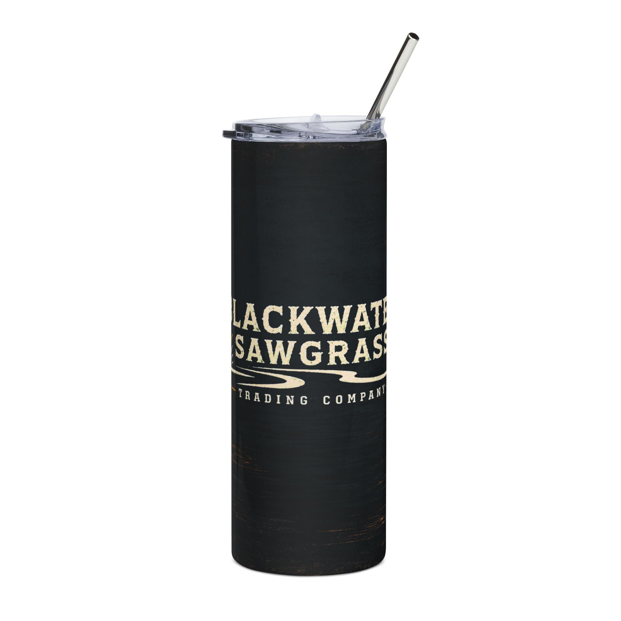 20oz Stainless Tumbler — Blackwater Sawgrass Vintage Logo Stainless Steel Travel Cup