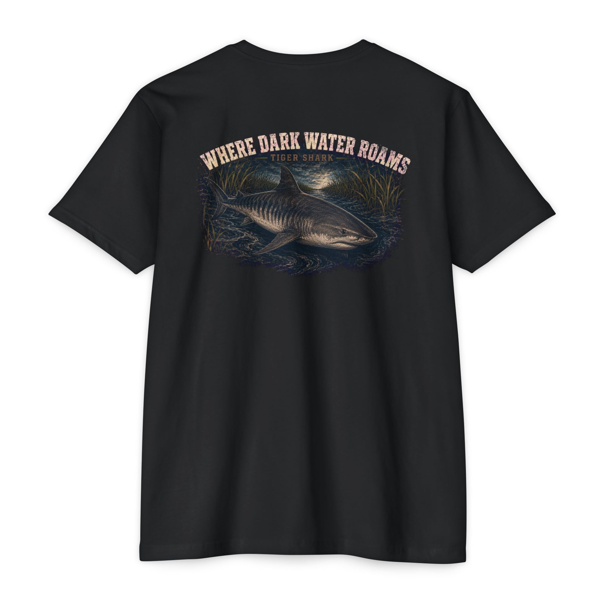 Where Dark Water Roams Shark T-Shirt