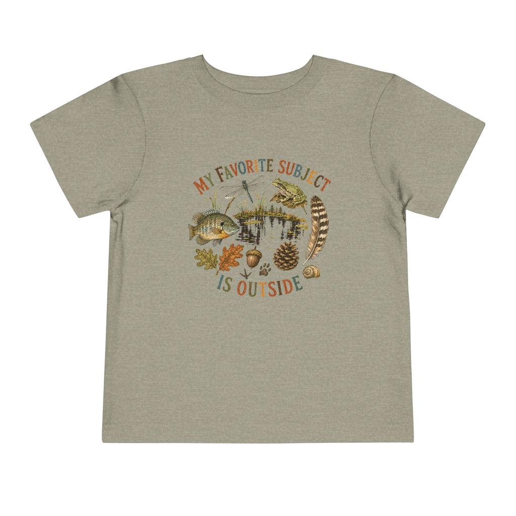 My Favorite Subject Is Outside Kids T-Shirt
