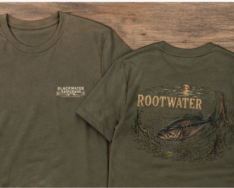 Rootwater Bass Men’s Back Graphic Tee