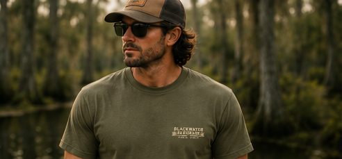Blackwater Buck Men’s Back Graphic Tee