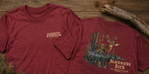 Blackwater Buck Men’s Back Graphic Tee