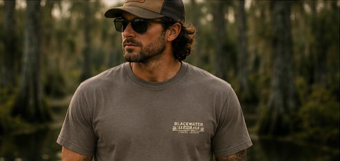 Blackwater Buck Men’s Back Graphic Tee