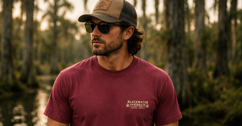 Blackwater Buck Men’s Back Graphic Tee
