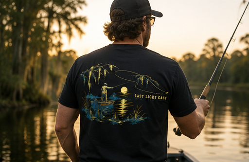 Last Light Cast Men’s Back Graphic Tee