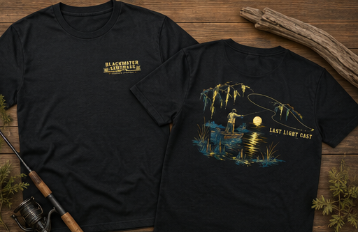 Last Light Cast Men’s Back Graphic Tee