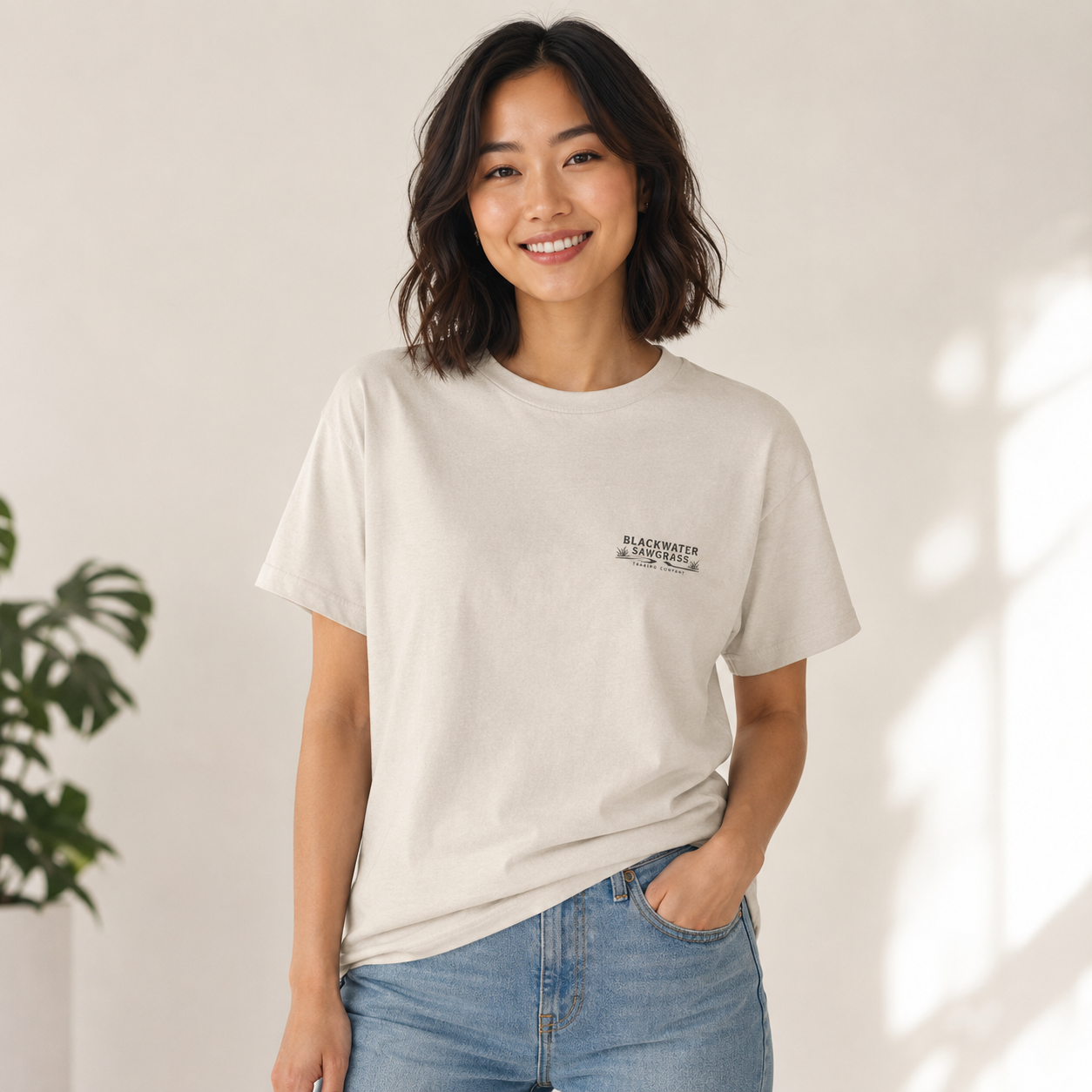 Wild at the Waterline Otter Graphic T-Shirt