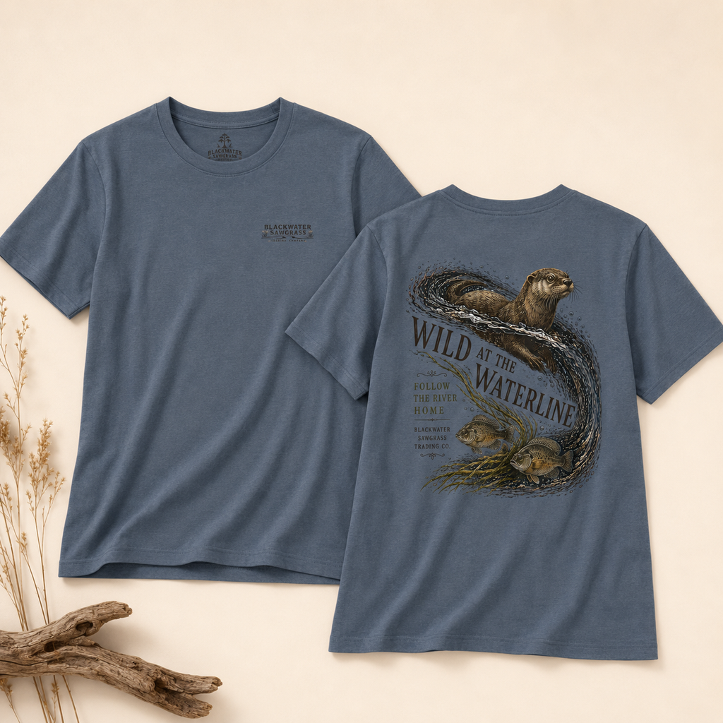 Wild at the Waterline Otter Graphic T-Shirt