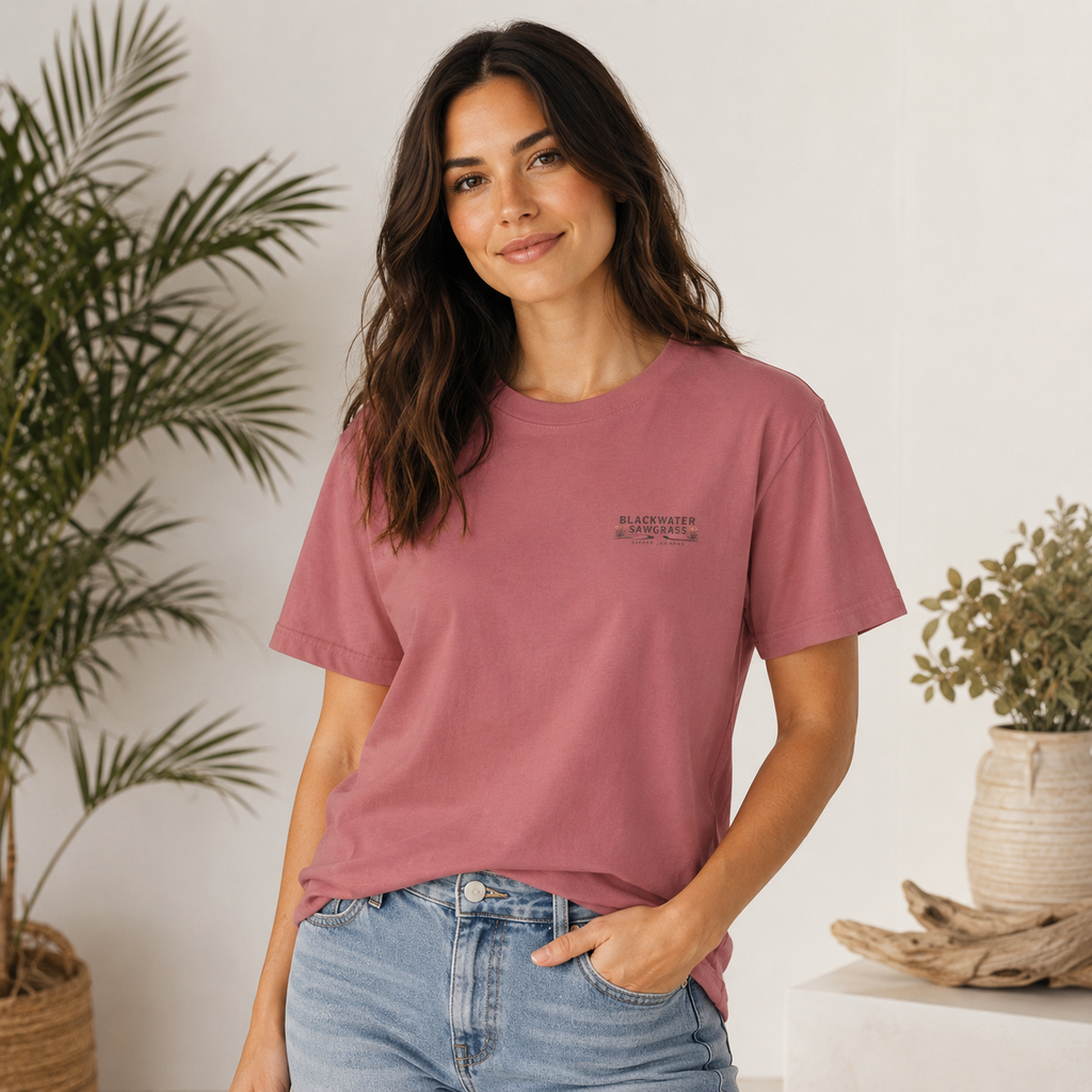 Wild at the Waterline Otter Graphic T-Shirt