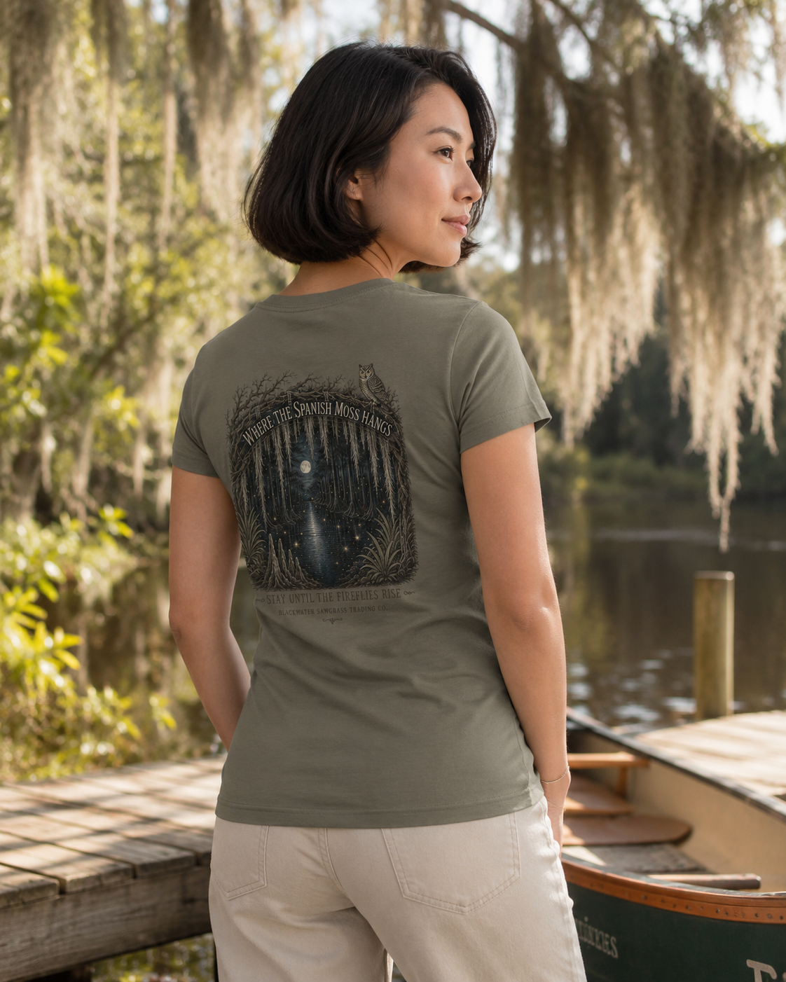 Where the Spanish Moss Hangs - Women's Graphic Tee