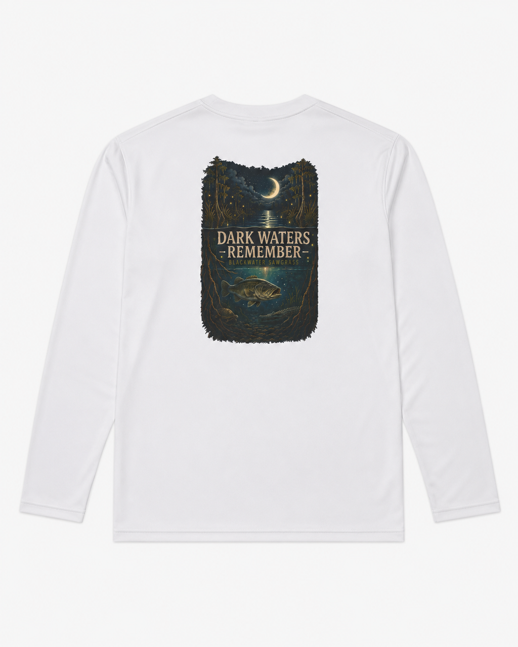 Dark Waters Youth Long Sleeve Tee | Nature Graphic
