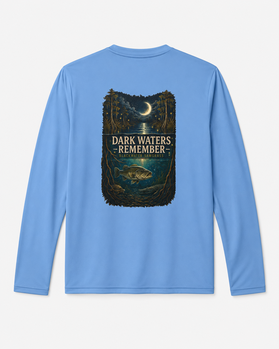 Dark Waters Youth Long Sleeve Tee | Nature Graphic