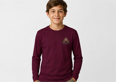 Wild Water Youth Long Sleeve Tee | Nature Graphic