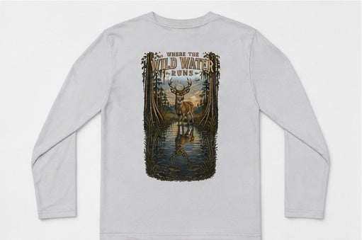 Wild Water Youth Long Sleeve Tee | Nature Graphic