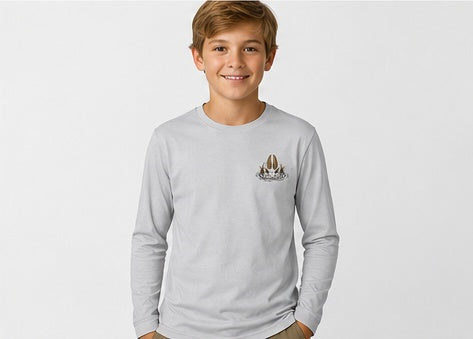 Wild Water Youth Long Sleeve Tee | Nature Graphic