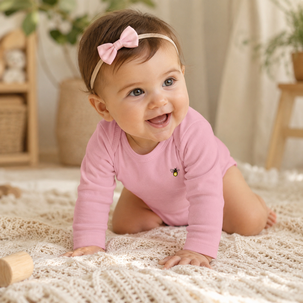 Follow the Fireflies Infant Long Sleeve Onesie | Frog Night Graphic