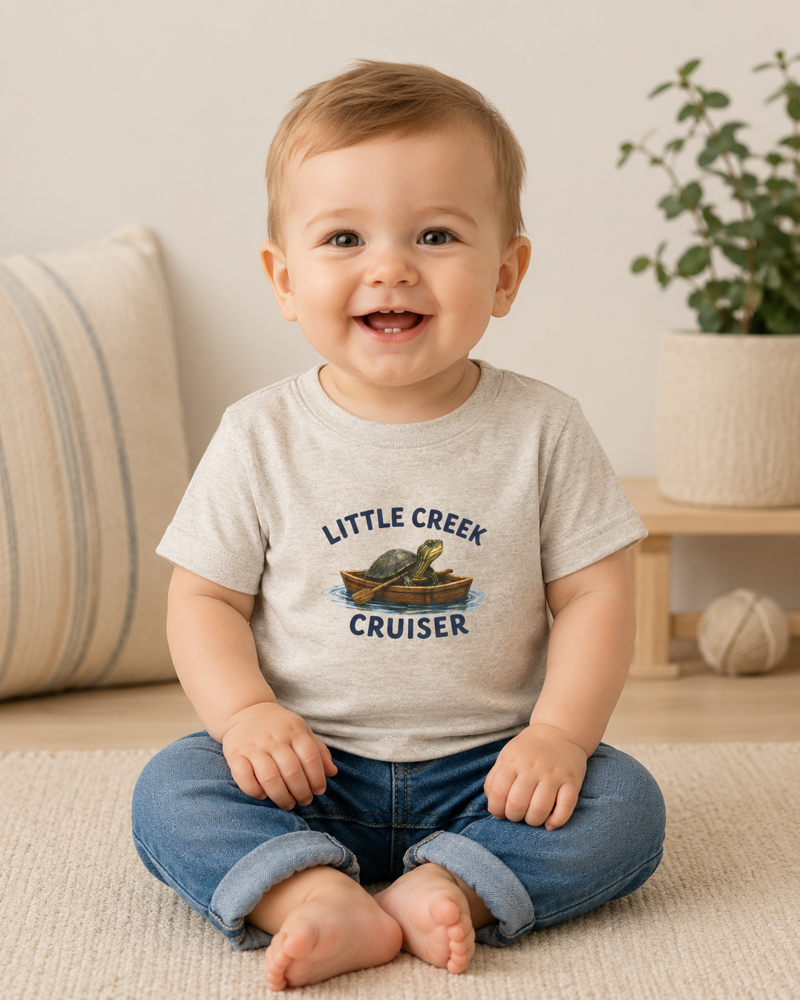 Little Creek Cruiser Infant Tee | Turtle Baby Shirt