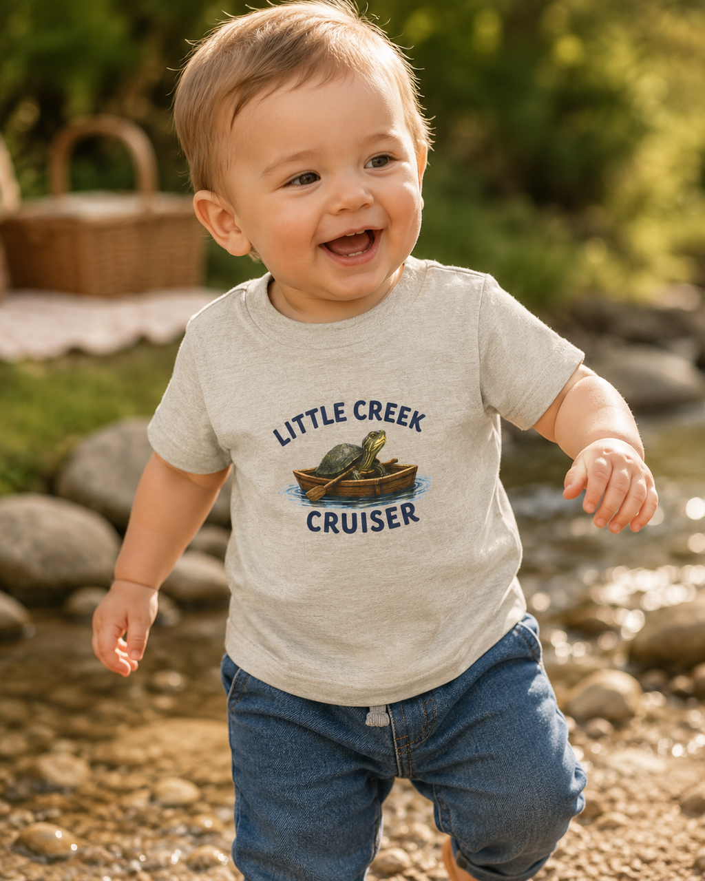Little Creek Cruiser Infant Tee | Turtle Baby Shirt