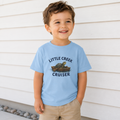 Little Creek Cruiser Toddler Tee — Cute Boat & Turtle Graphic Tee
