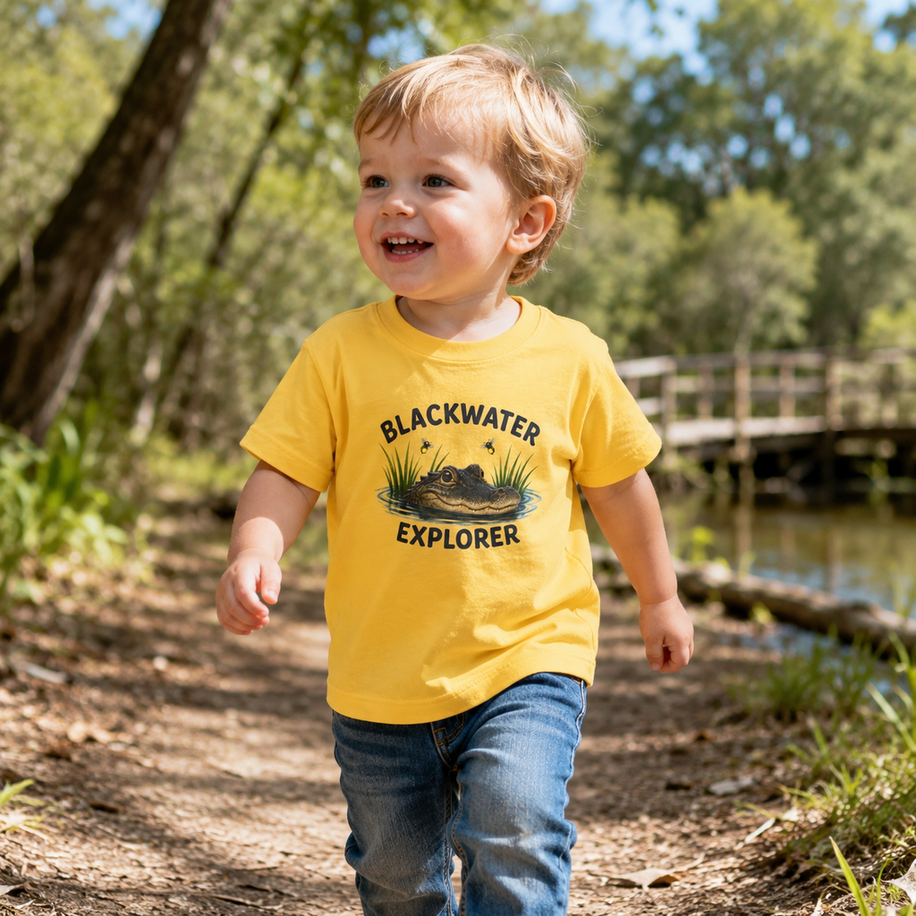 Blackwater Explorer Toddler Tee | Alligator Design