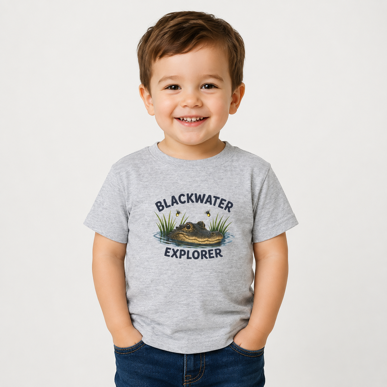 Blackwater Explorer Toddler Tee | Alligator Design