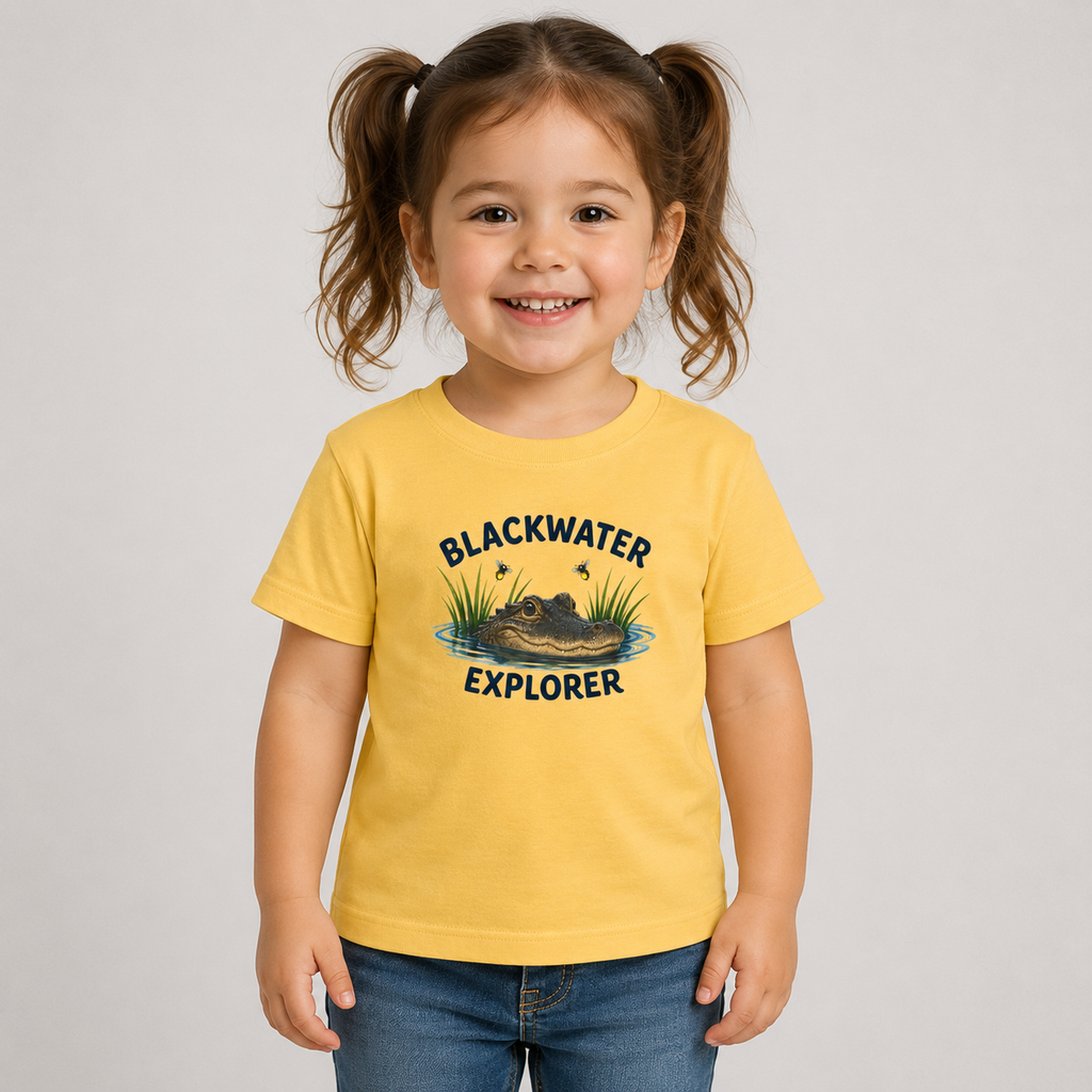 Blackwater Explorer Toddler Tee | Alligator Design