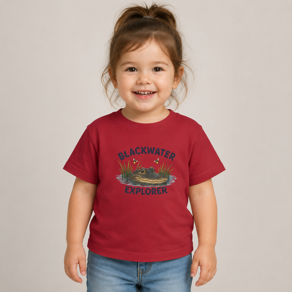 Blackwater Explorer Toddler Tee | Alligator Design