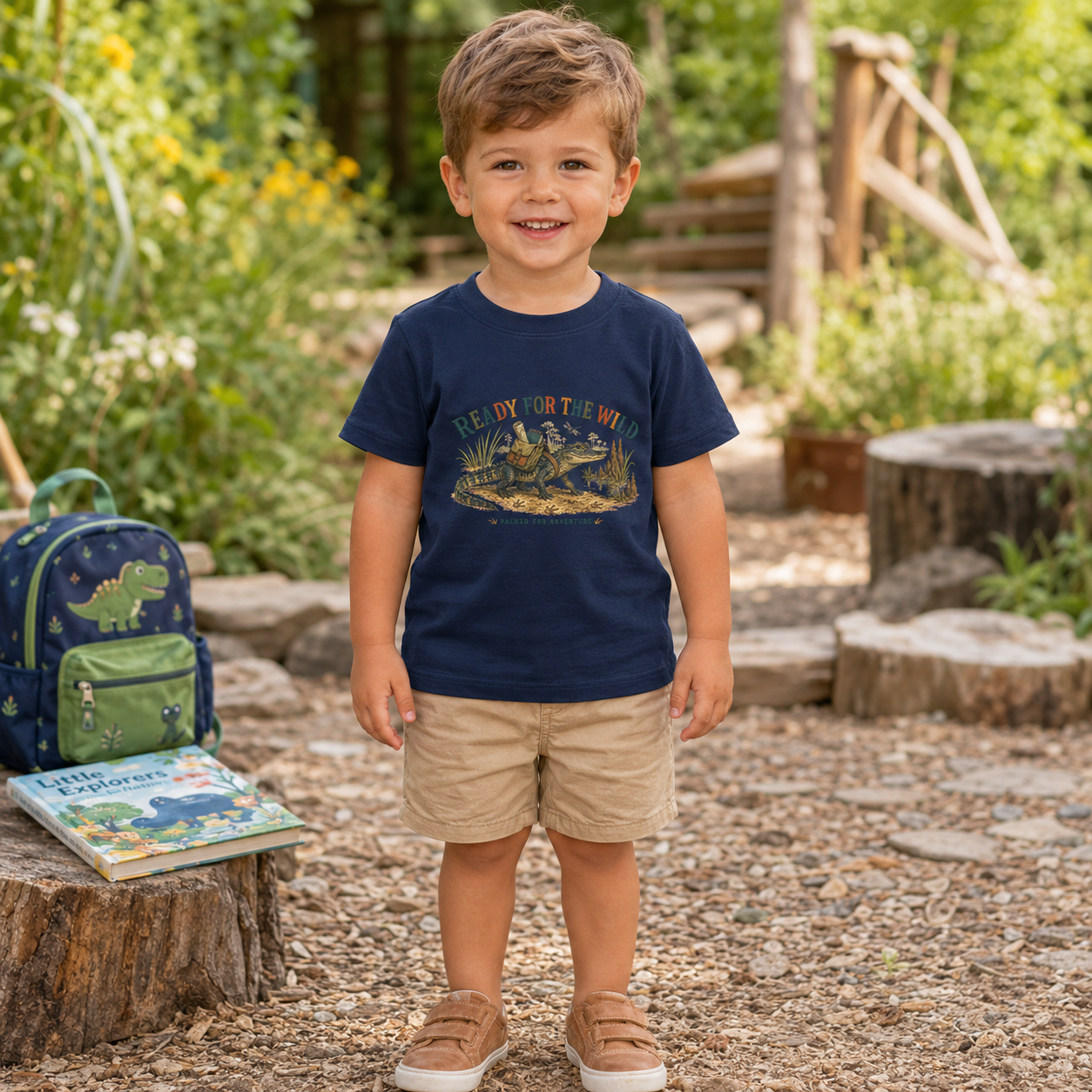 Ready for the Wild Alligator Kids T-Shirt