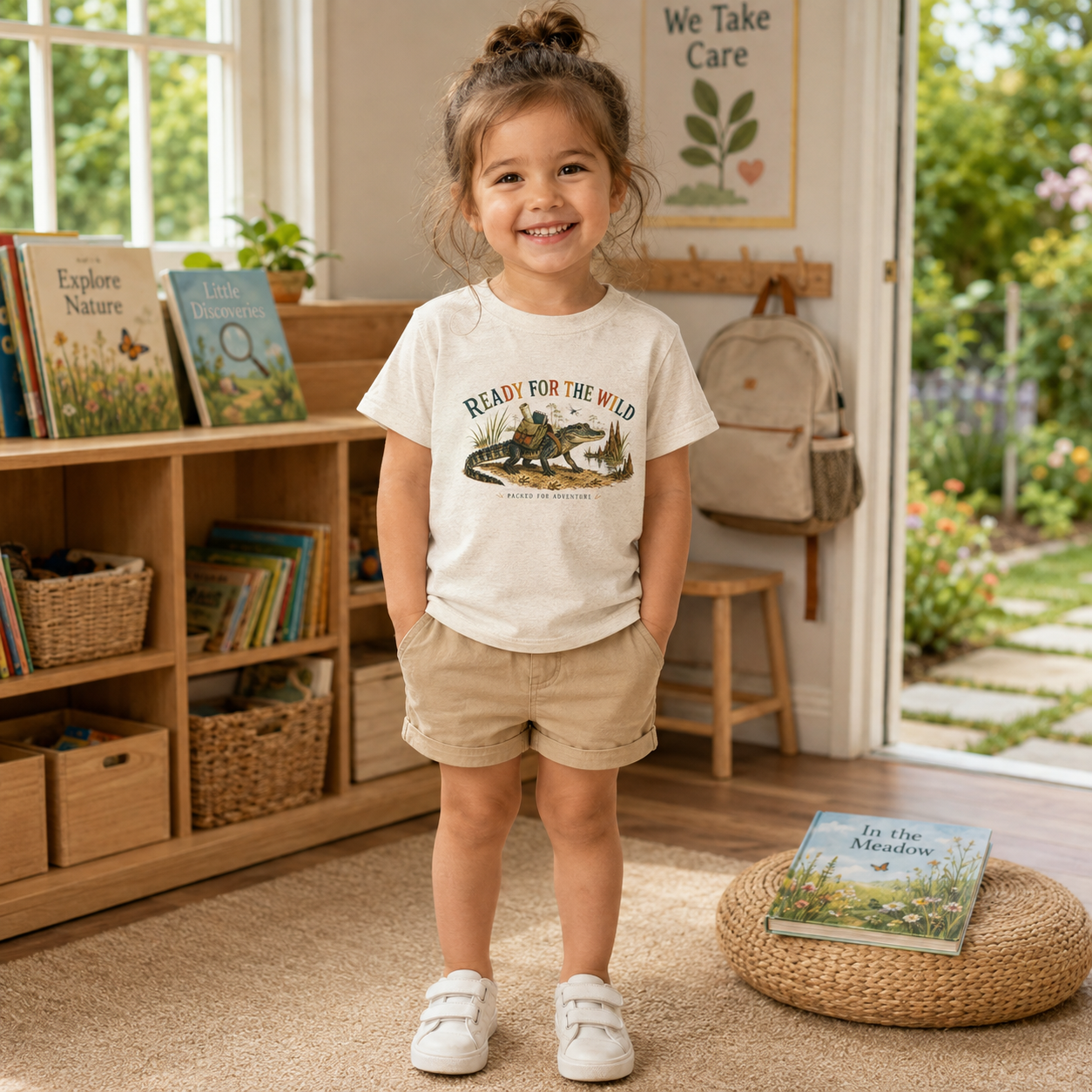 Ready for the Wild Alligator Kids T-Shirt