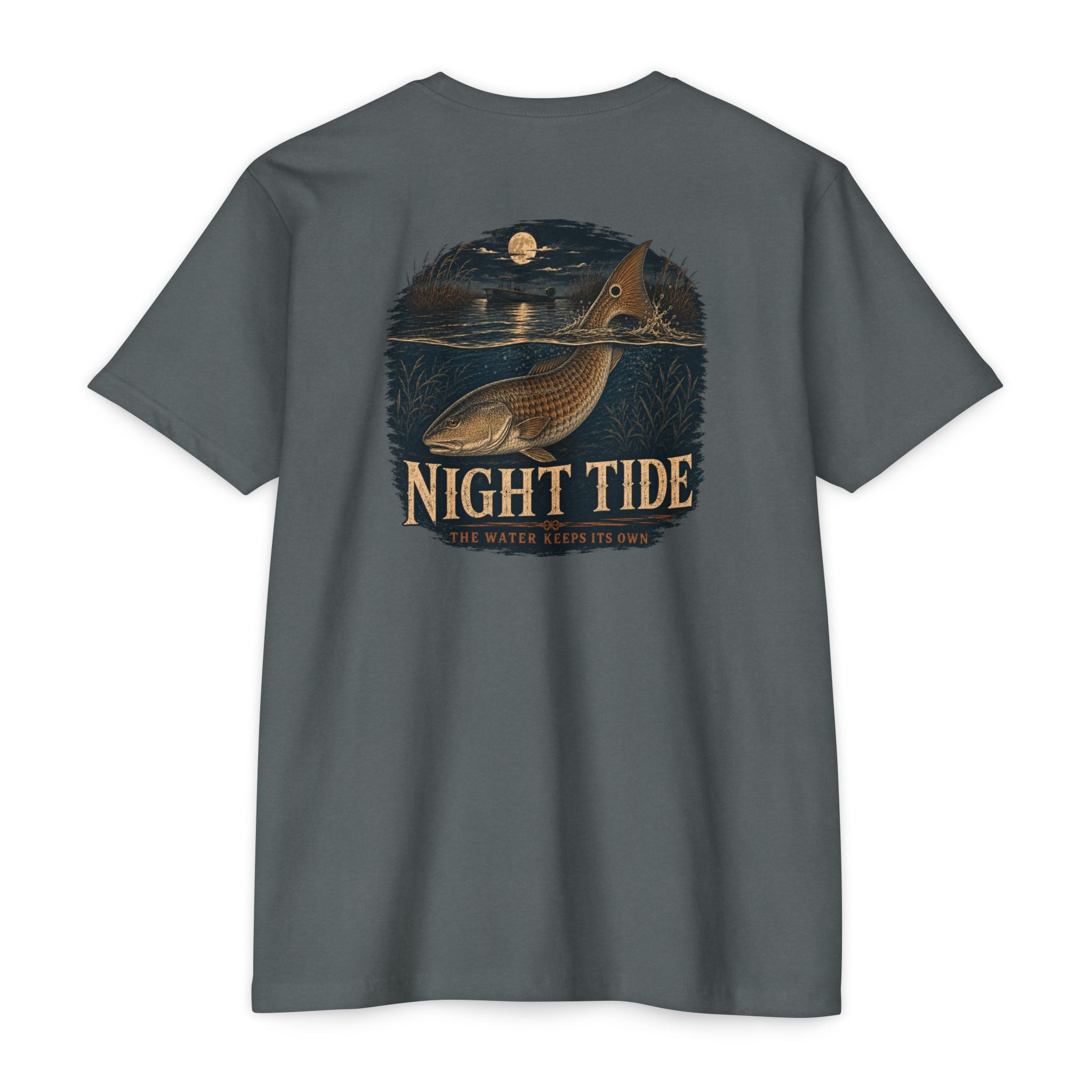 Night Tide Men’s Redfish Fishing T-Shirt