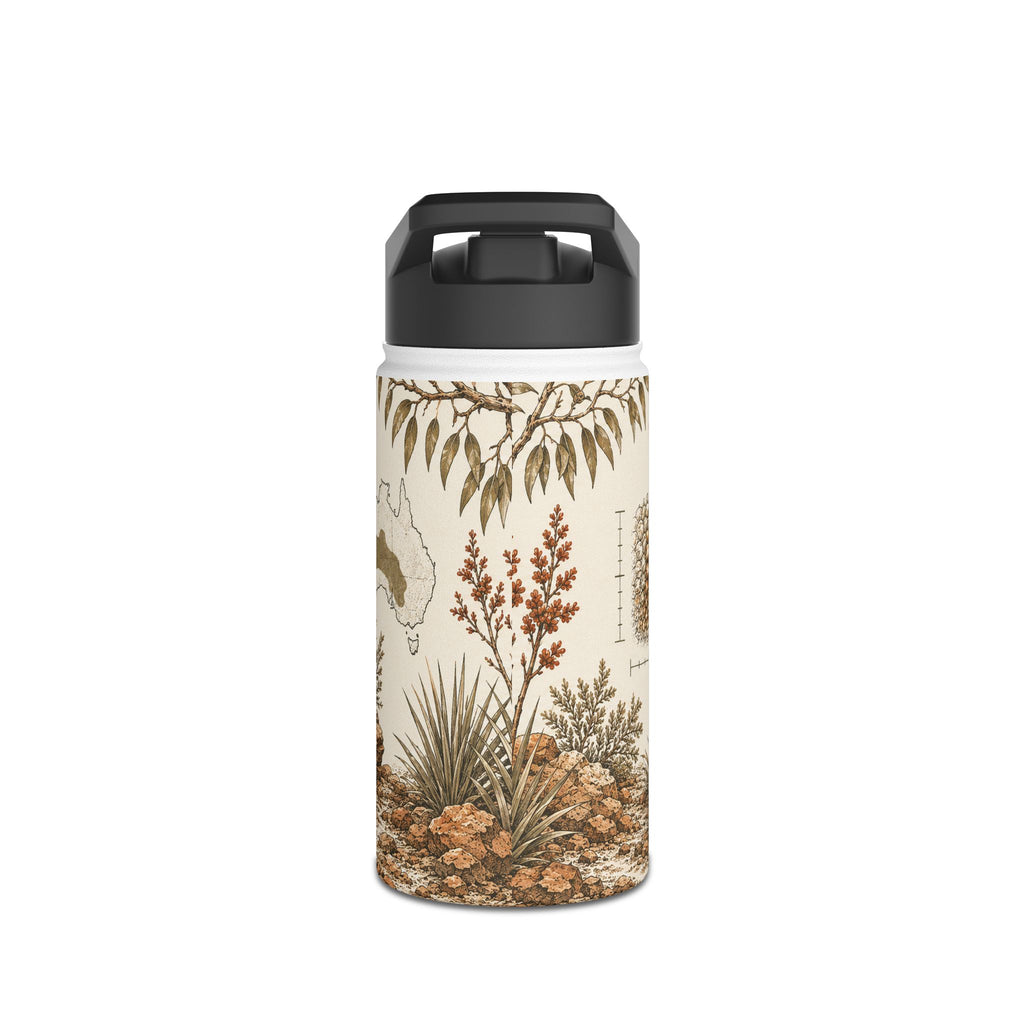 Bearded Dragon Field Study Stainless Steel Water Bottle