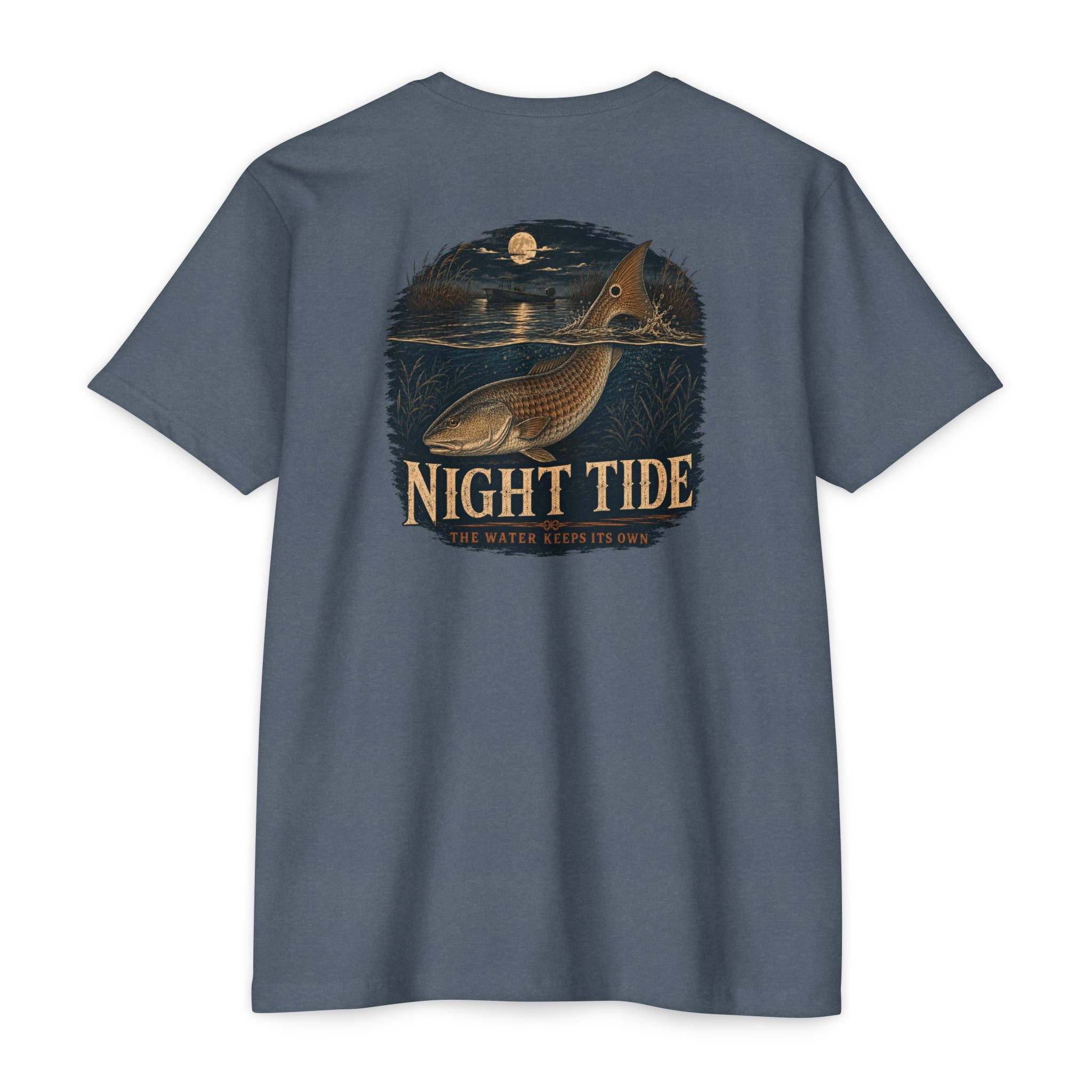 Night Tide Men’s Redfish Fishing T-Shirt