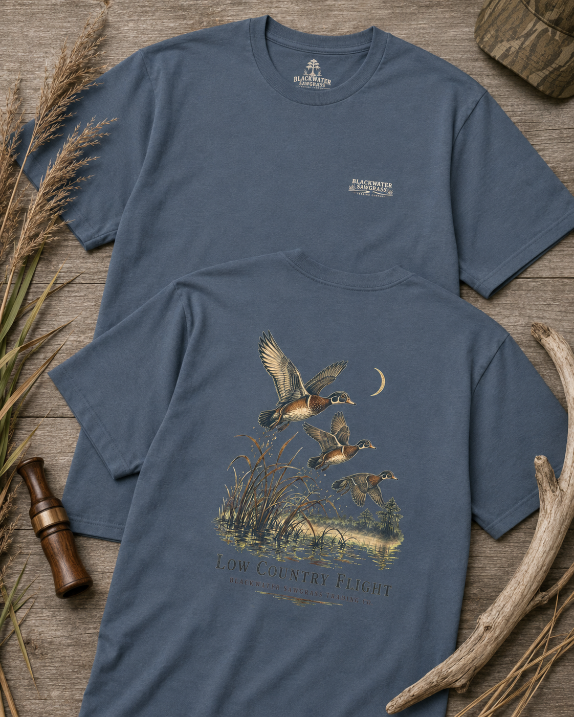 Low Country Flight Men’s Back Graphic Tee