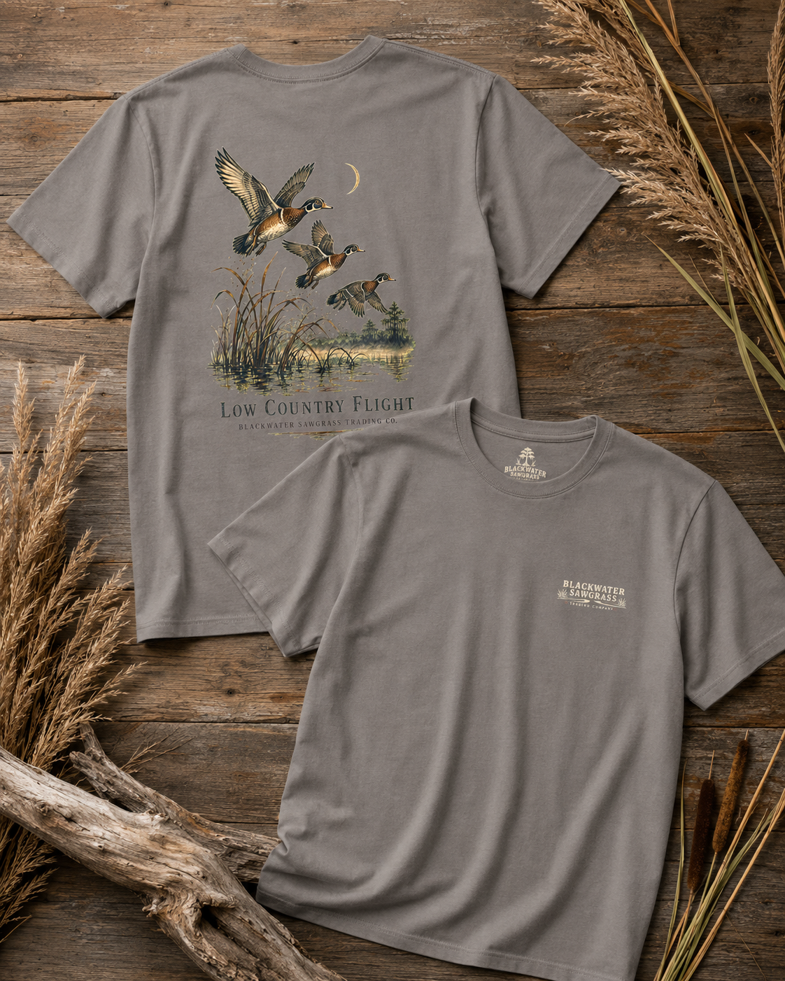 Low Country Flight Men’s Back Graphic Tee
