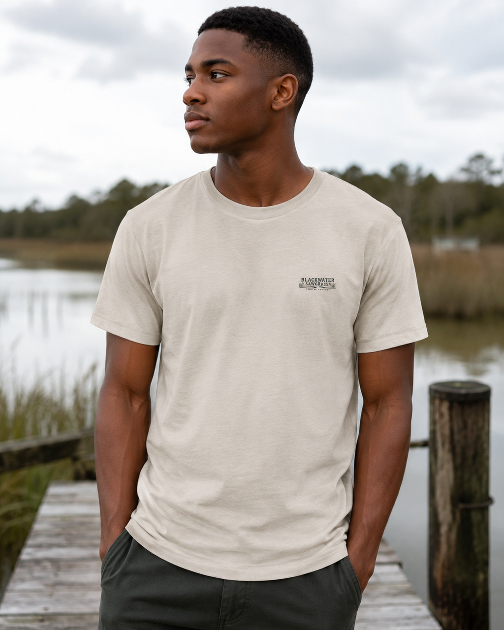 Low Country Flight Men’s Back Graphic Tee